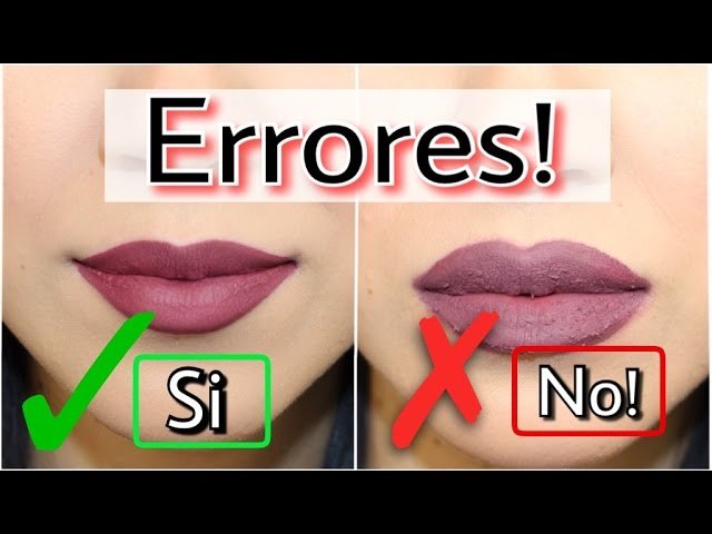 Errores comunes al elegir productos para labios
